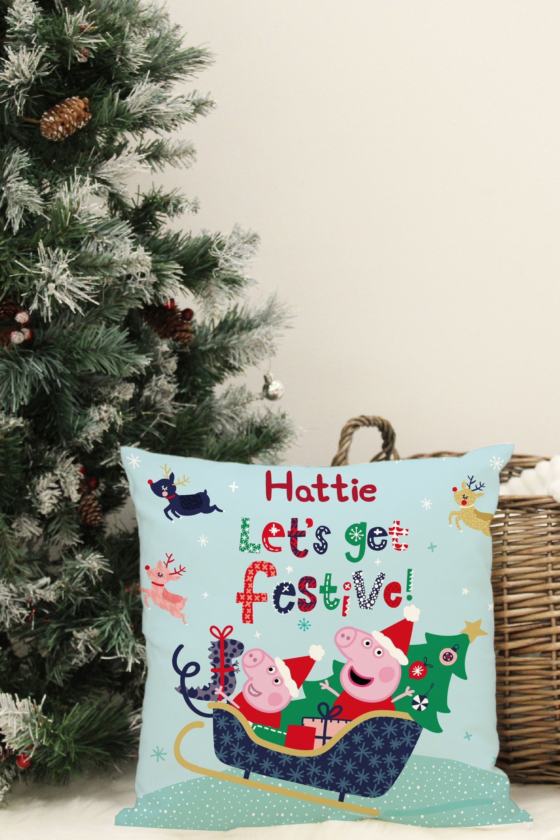 Square christmas pillows cheap