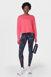 Sweaty Betty Pink Light After Class Crop Sweatshirt - Image 5 of 7