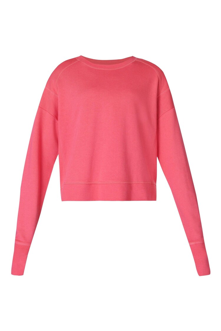 Sweaty Betty Pink Light After Class Crop Sweatshirt - Image 7 of 7