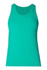 Sweaty Betty Green Athlete Seamless Workout Tank Top - Image 7 of 8