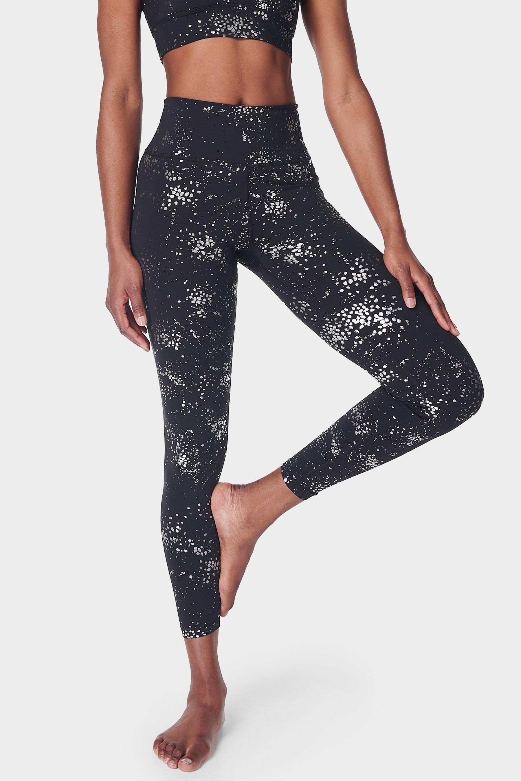 Buy Sweaty Betty Black Glow Sparkle 7 8 Workout Leggings from Next USA
