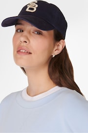 Sweaty Betty Blue 100% Cotton Slogan Cap - Image 4 of 5