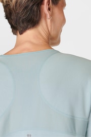 Albastru - Sweaty Betty Breathe Easy Long Sleeve Top - Image 5 of 7