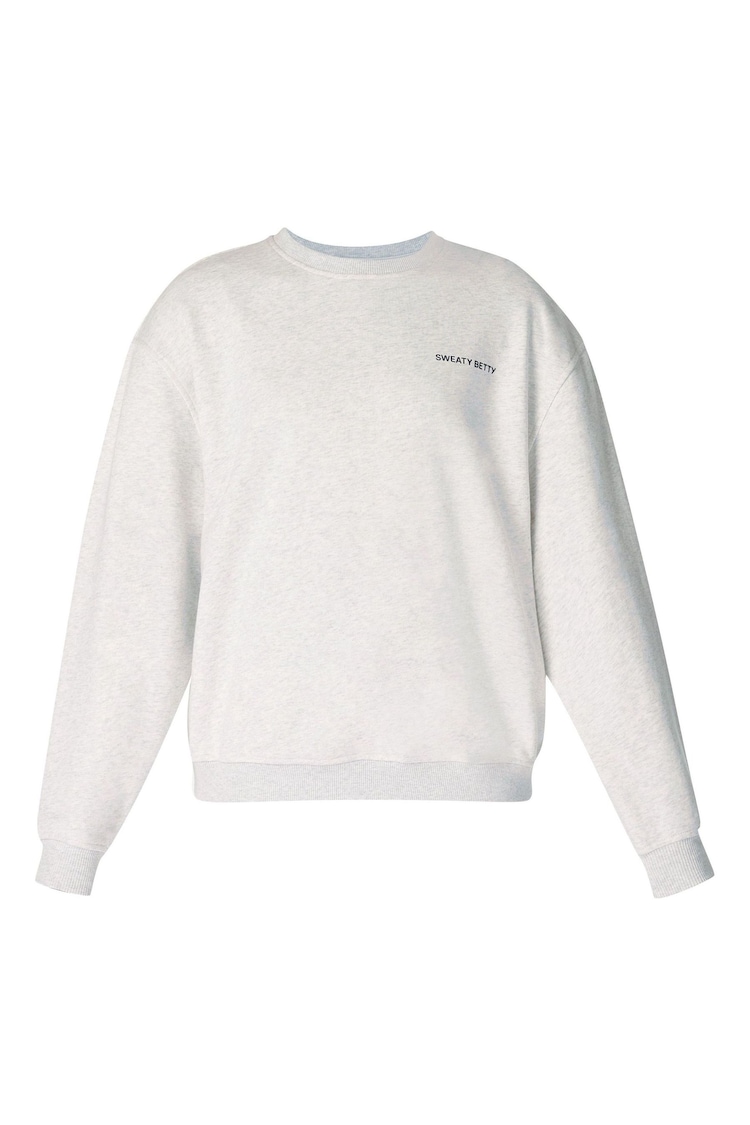 Grau - Sweaty Betty Revive Sweatshirt mit Rundhalsausschnitt - Bild 6 von 6