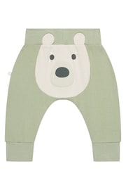 MORI Green Organic Cotton Polar Bear Character Pull On Joggers - Image 5 of 5