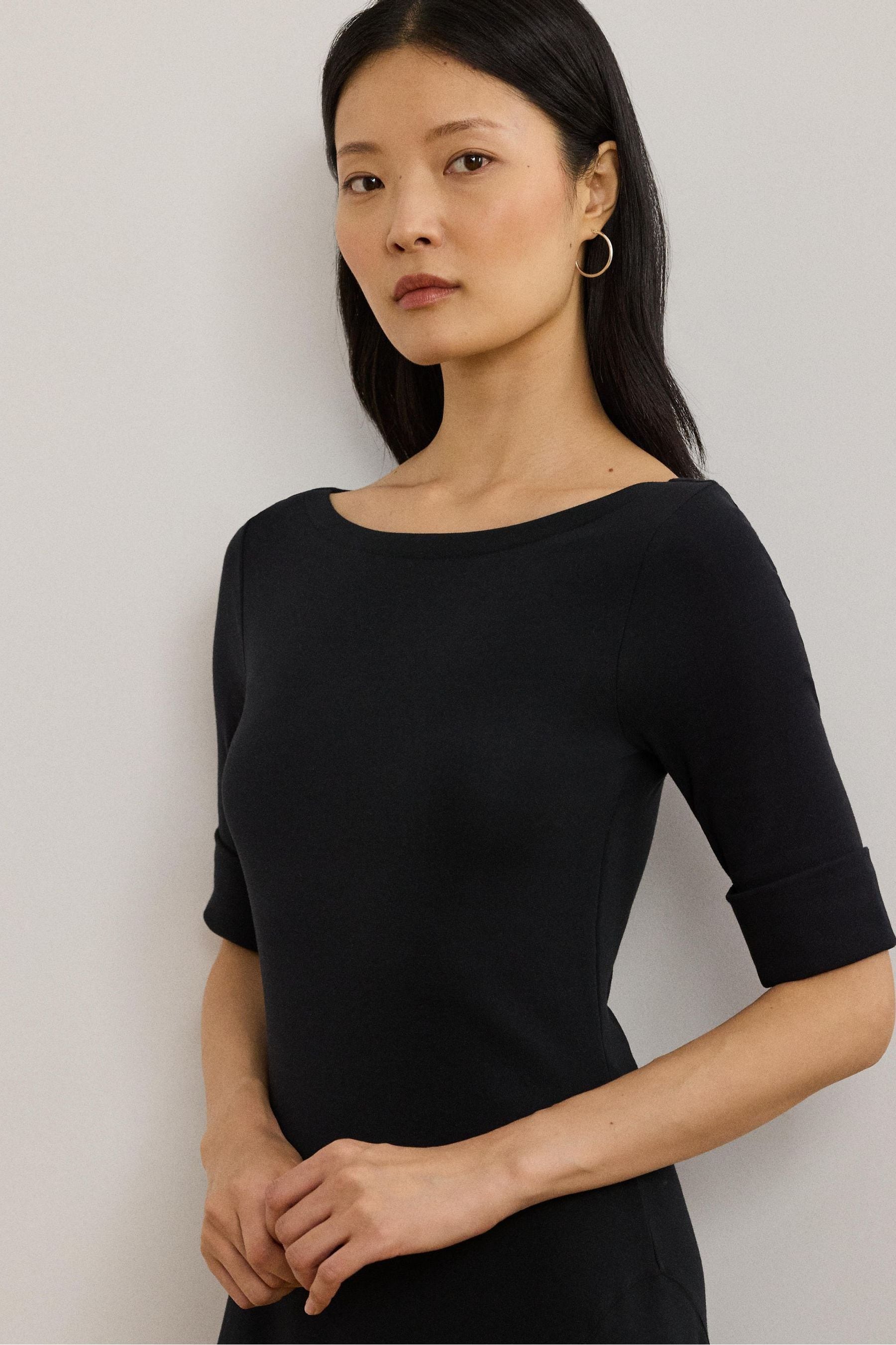 Lauren black dress sales