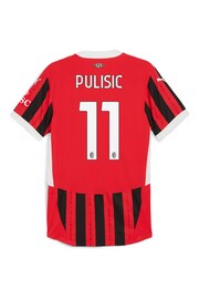 Puma Red Pulisic 11 Printing AC Milan Home Authentic Shirt 2024-25 - Image 3 of 3