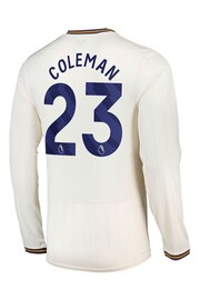 Castore White Long Sleeve Coleman 23 Printing Everton Third Shirt 2024-25 - Image 3 of 3