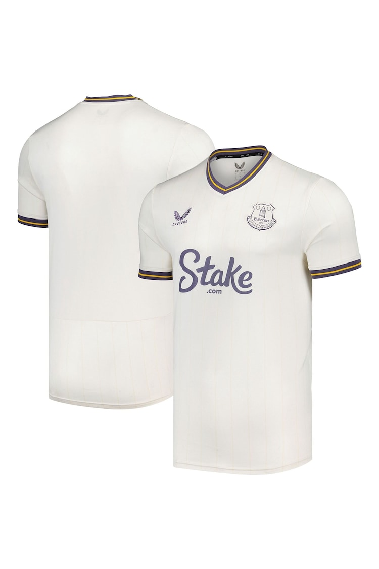 Castore White Everton Third Replica Shirt 2024-25 - Image 1 of 3