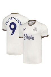 Castore White Calvert Lewin 9 Printing Everton Third Shirt 2024-25 - Image 1 of 3