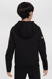 Nike Black Kids Barcelona Tech Fleece Zip Hoodie - Image 2 of 5