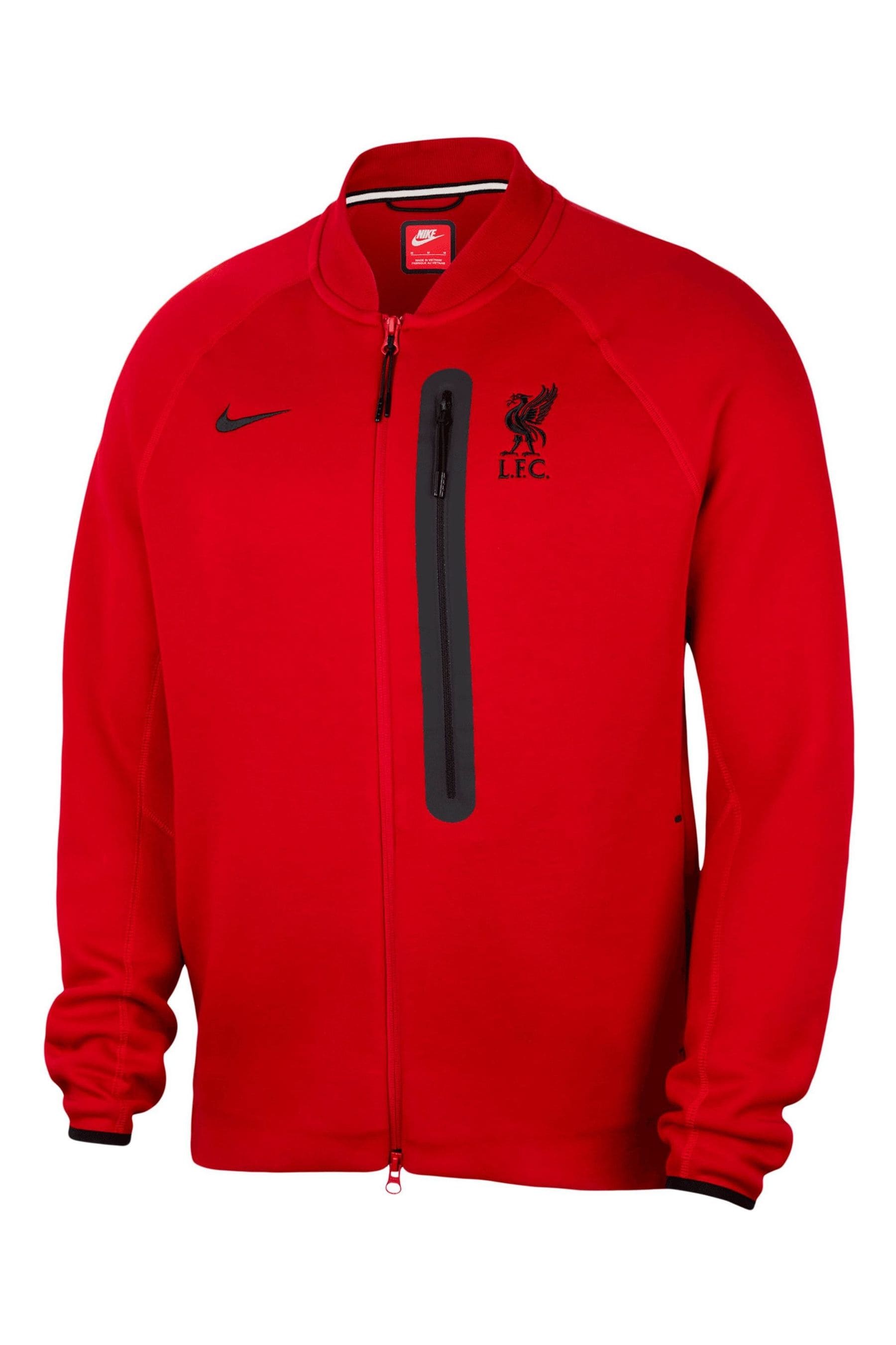 Red nike jacket sale
