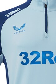 Castore Blue Glasgow Rangers Players Training 1/4 Zip Midlayer Top - Image 4 of 5