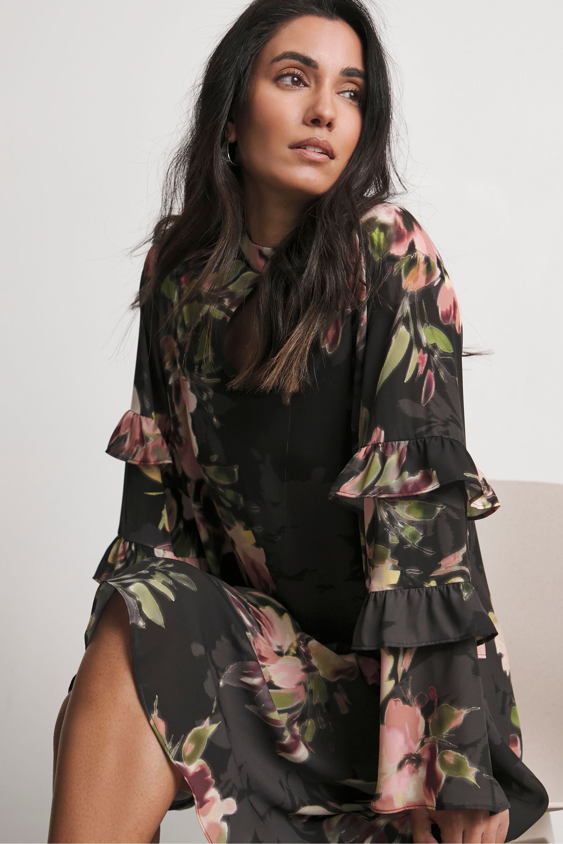 Joanna hope pleated jacket shop