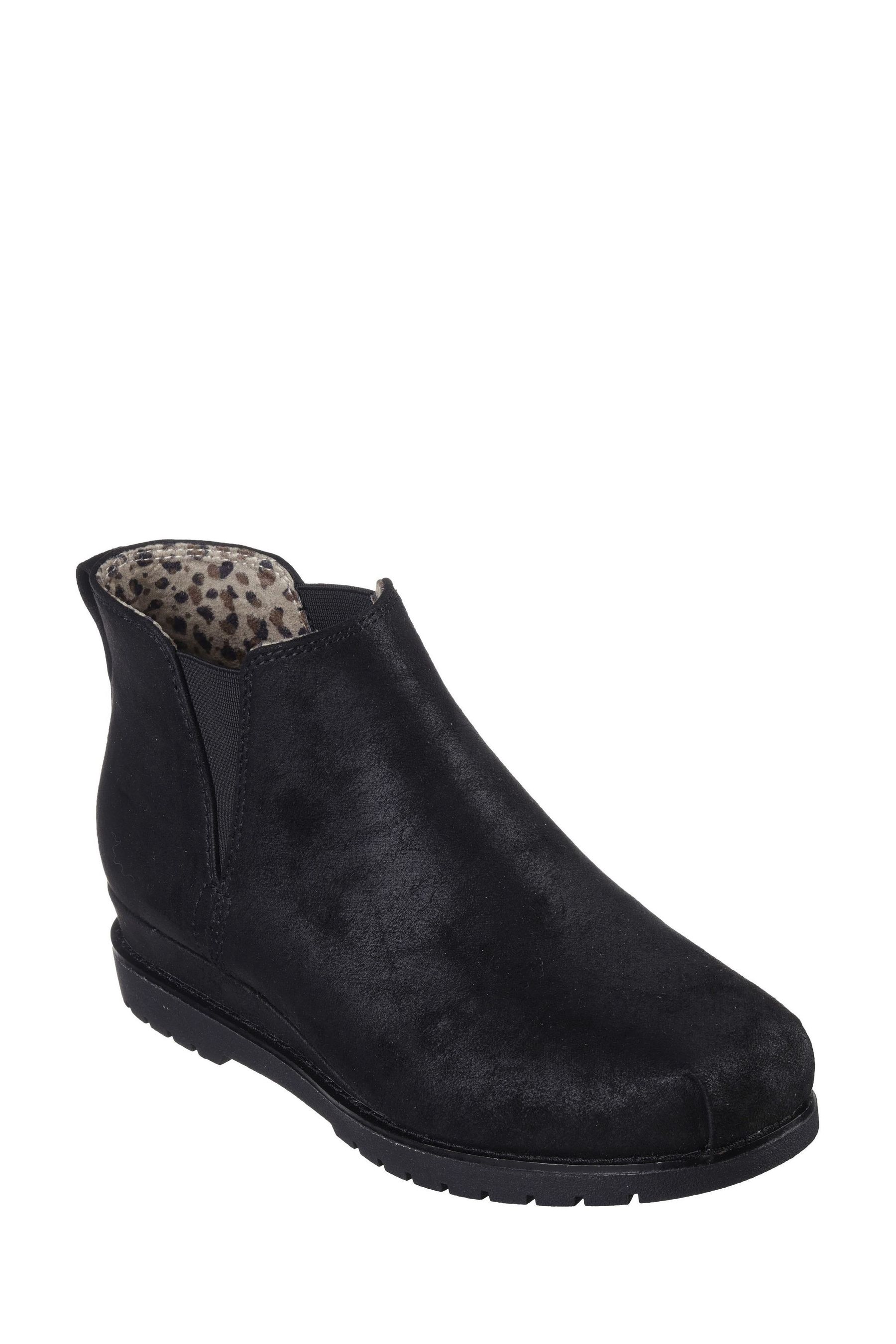 Buy Skechers Black Bobs Chill Wedge Cruising Altitude Boots from the Next UK online shop