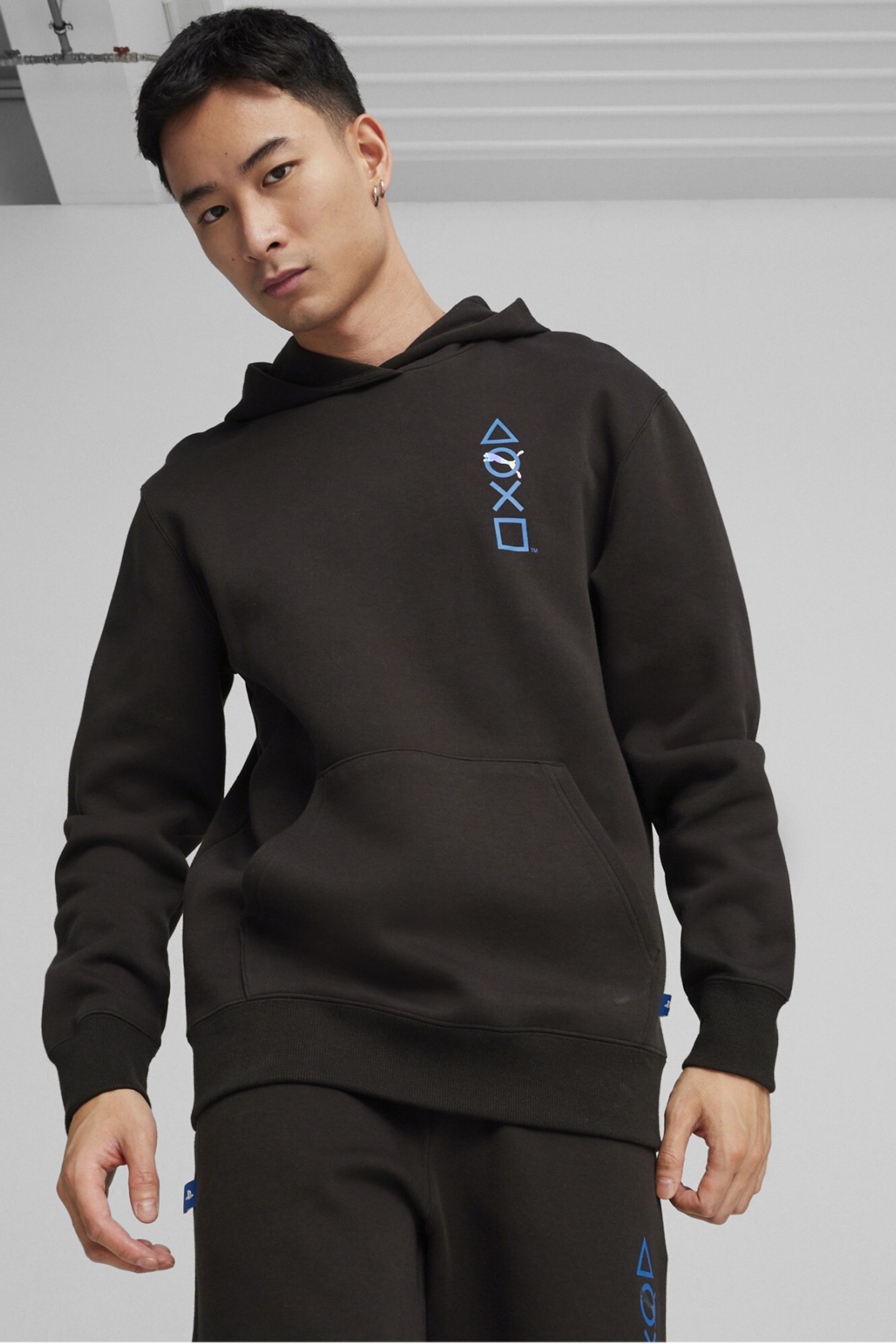 Buy Puma Black Mens Playstation Hoodie from Next Gibraltar