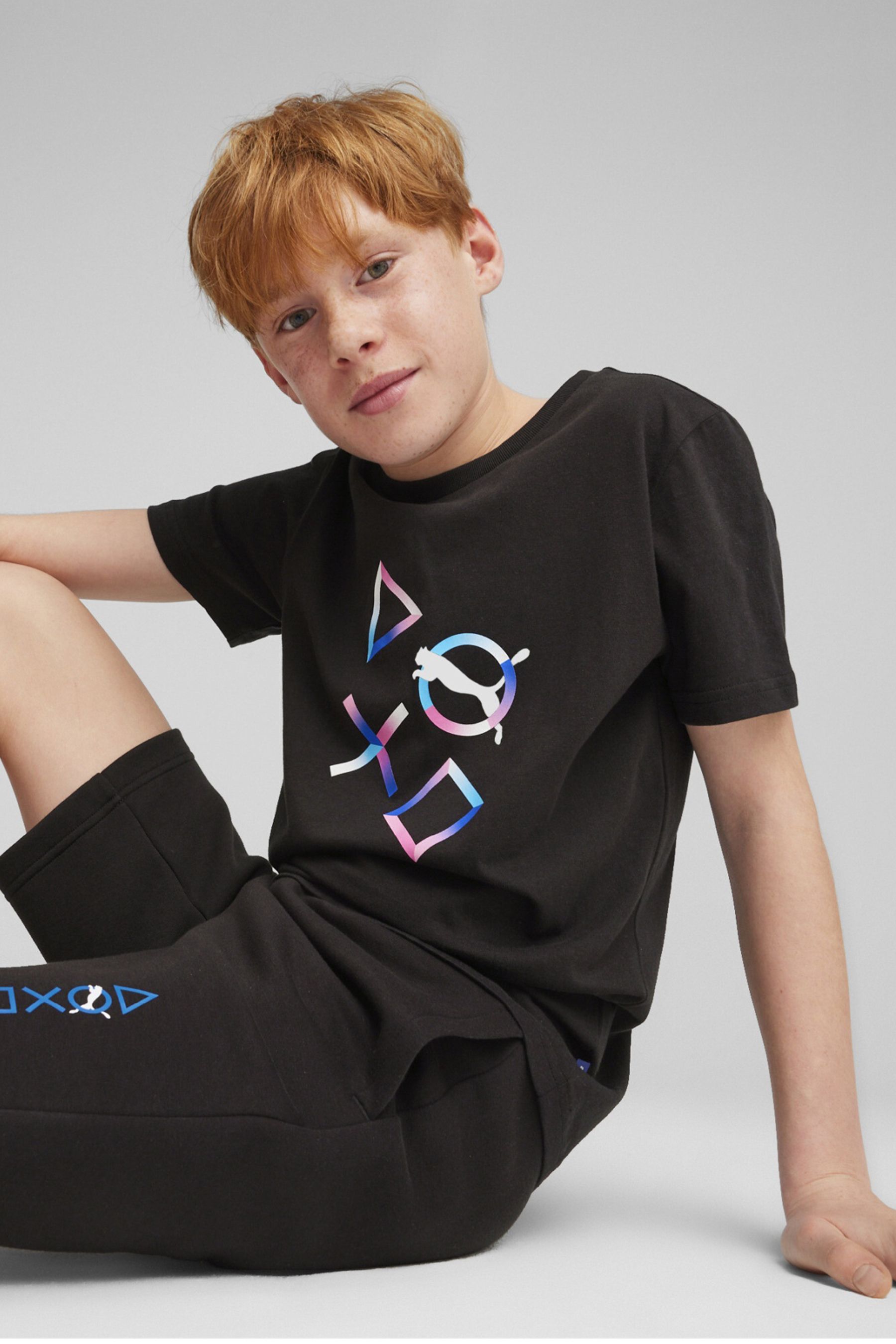 Buy Puma Black Youth Boys Playstation T Shirt from the Next UK online shop