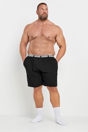 BadRhino Big & Tall Black 100% Cotton Lounge Shorts 2 Pack - Image 2 of 7