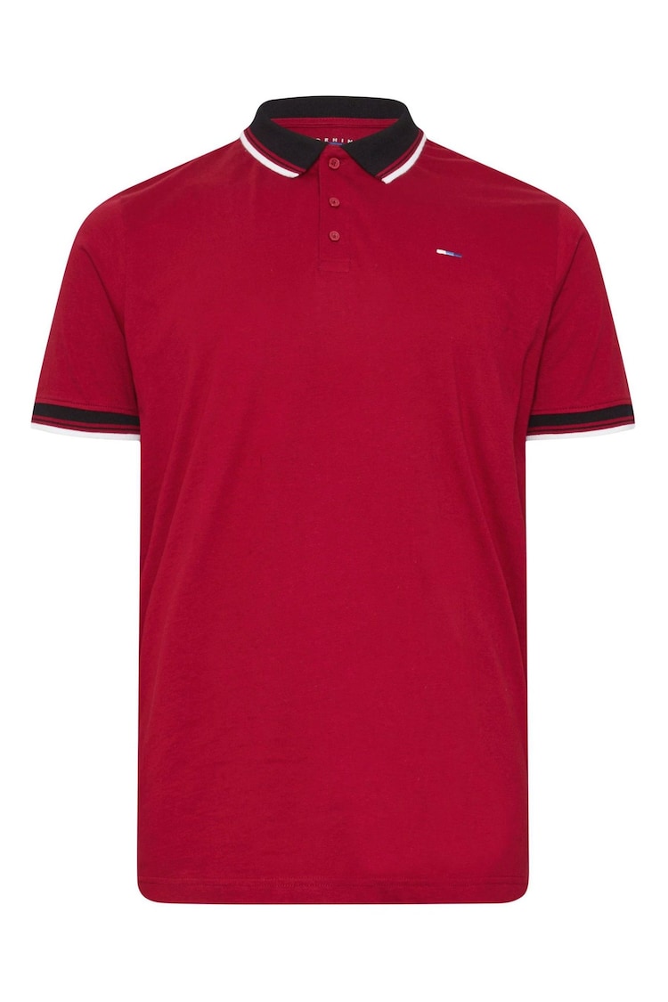 BadRhino Big & Tall Red Tipped Polo Shirt - Image 2 of 3