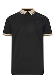 BadRhino Big & Tall Black Tipped Polo Shirt - Image 2 of 3