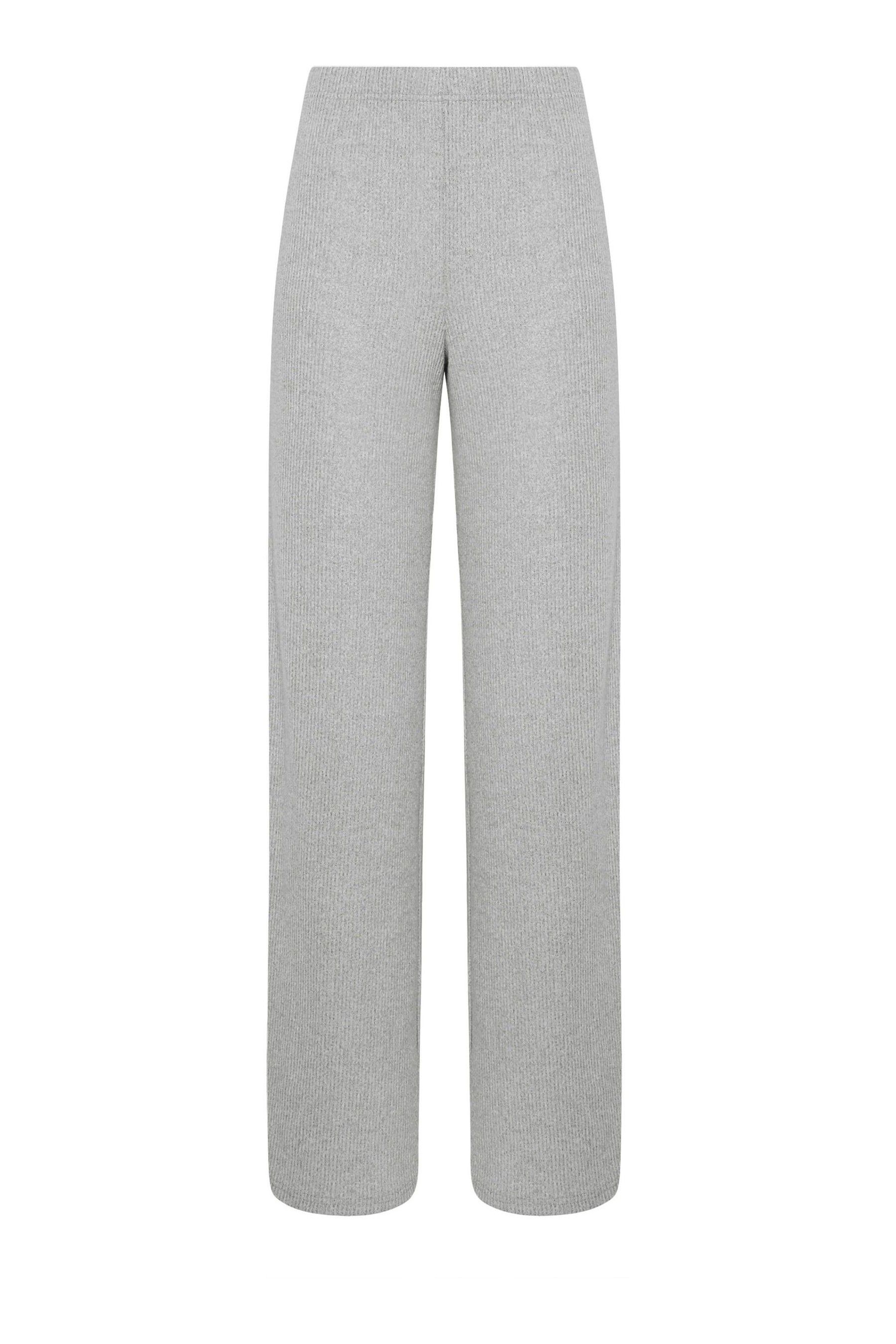 Buy Long Tall Sally Grey Lounge Ribbed Wide Leg Pants from the Next UK online shop