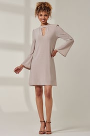 Jolie Moi Pink Dana Tunic Dress - Image 1 of 7