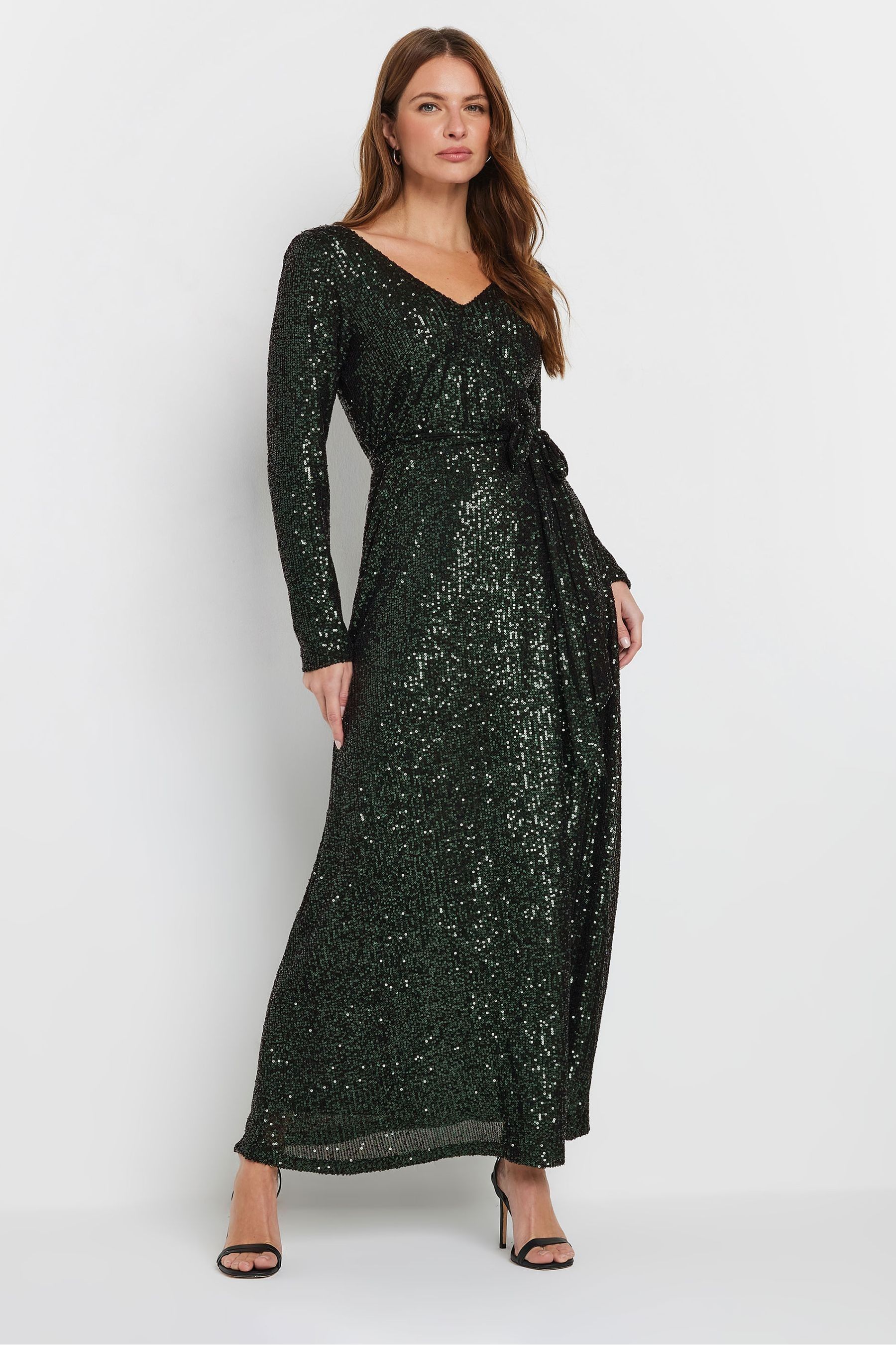 Kaufe Sie M Co Sequin V Neck Maxi Dress bei Next Deutschland