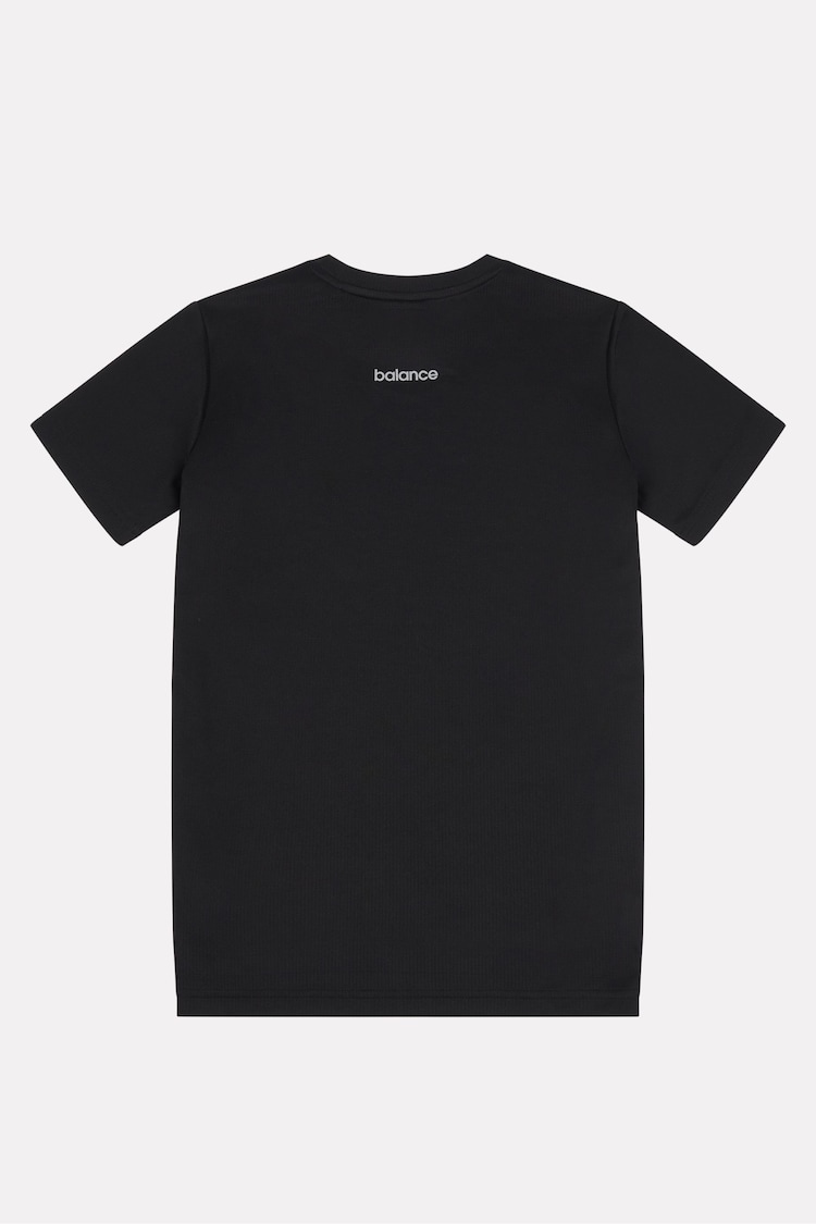 New Balance Black Boys Athletic T-Shirt - Image 2 of 3