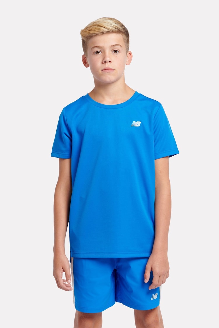 New Balance Blue Boys Athletic T-Shirt - Image 1 of 10