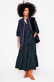 Boden Blue Alba Check Maxi Dress - Image 5 of 6