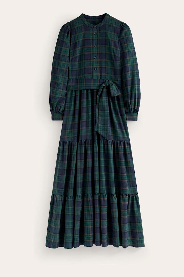 Boden Blue Alba Check Maxi Dress - Image 6 of 6