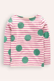 Boden Pink Ella Breton T-Shirt - Image 1 of 3