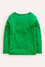 Boden Green 100% Cotton Appliqué T-Shirt - Image 2 of 3