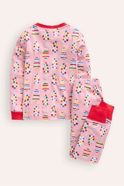 Boden Pink Snug Glow-In-The-Dark Pyjamas - Image 2 of 3