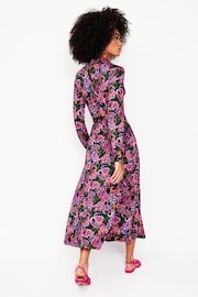 Boden Blue Marcia Jersey Midi Shirt Dress - Image 3 of 6