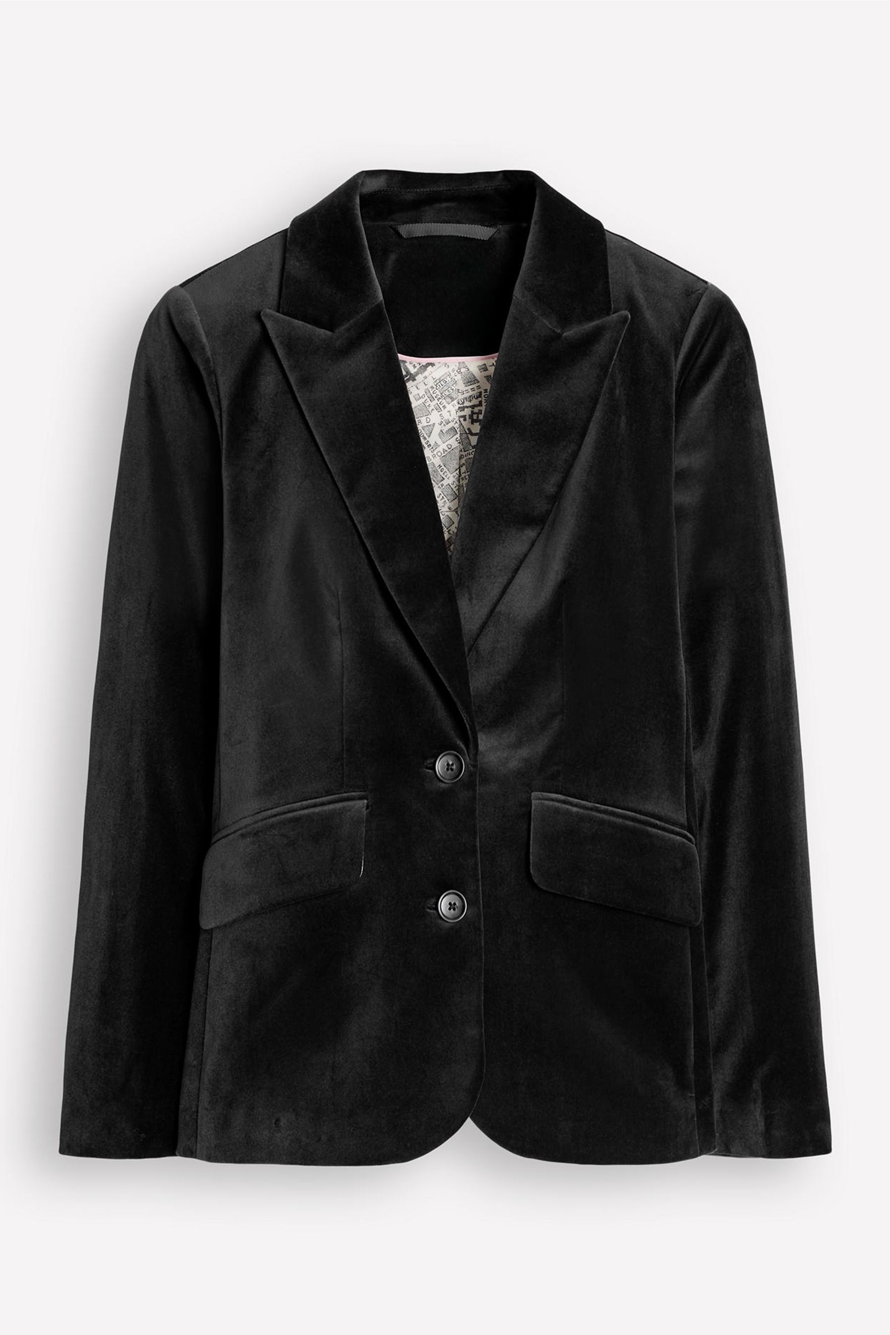 Next black velvet blazer new arrivals