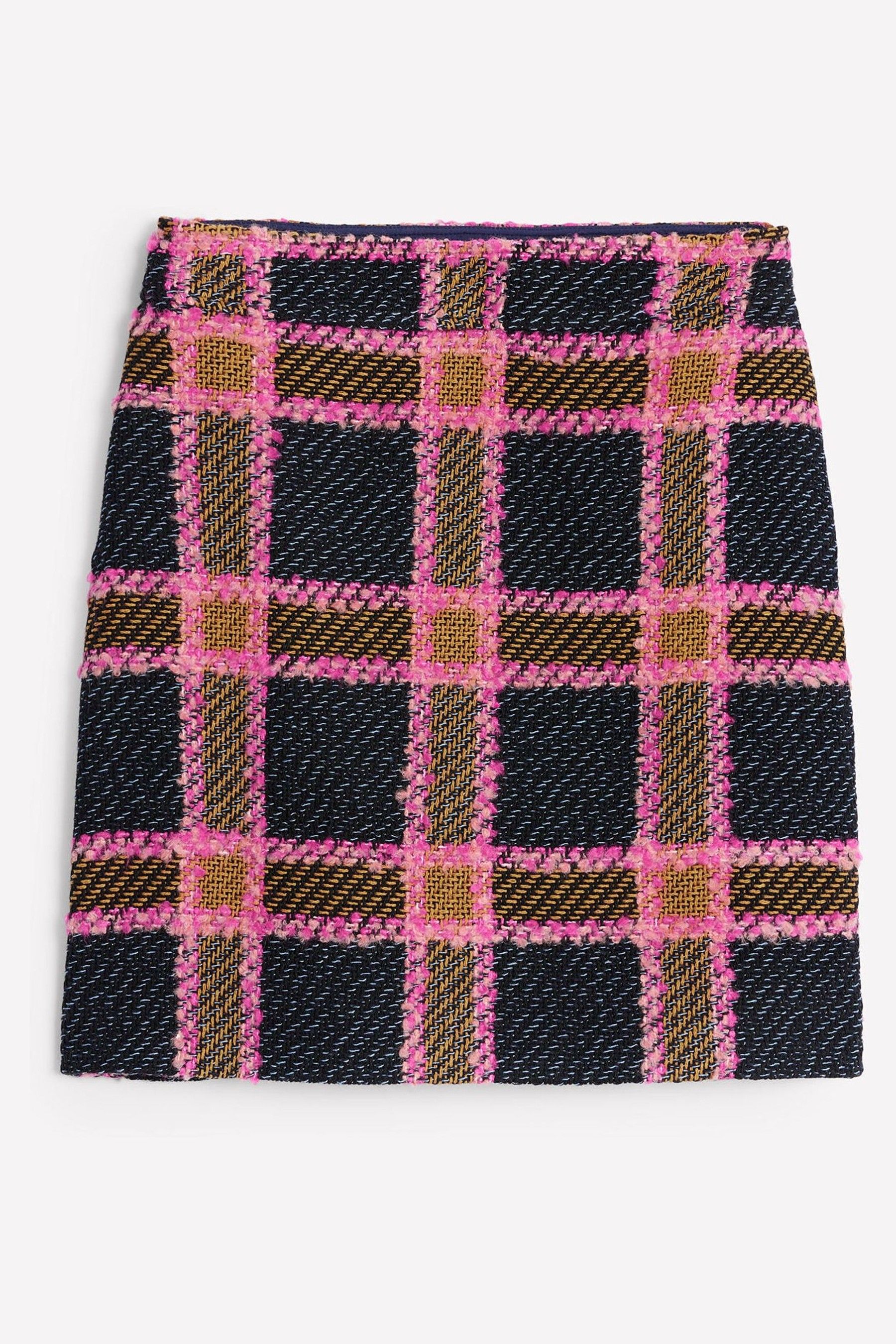 Buy Boden Blue Estella Check Skirt from Next Ireland