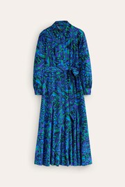 Boden Blue Martha Godet Maxi Shirt Dress - Image 5 of 5