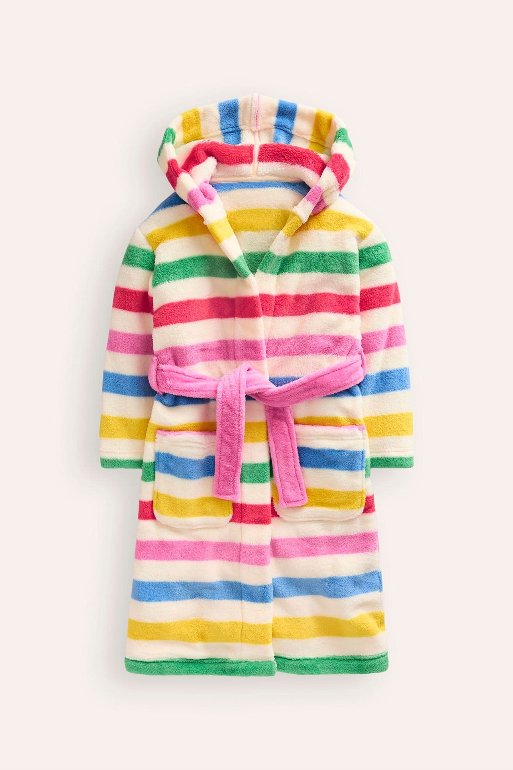 Buy Boden Yellow Dressing Rainbow Stripe Robe from the Next UK online shop