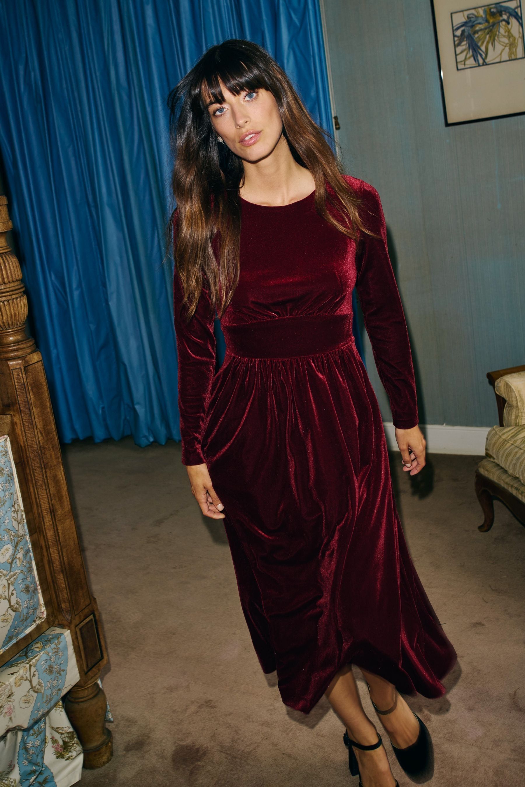 Boden velvet dresses shop