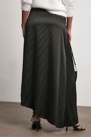 Joanna Hope Asymmetrical Pleated Black Skirt - Image 2 of 4