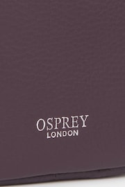 Osprey London Purple The Stella Leather Phone Bag - Image 6 of 6