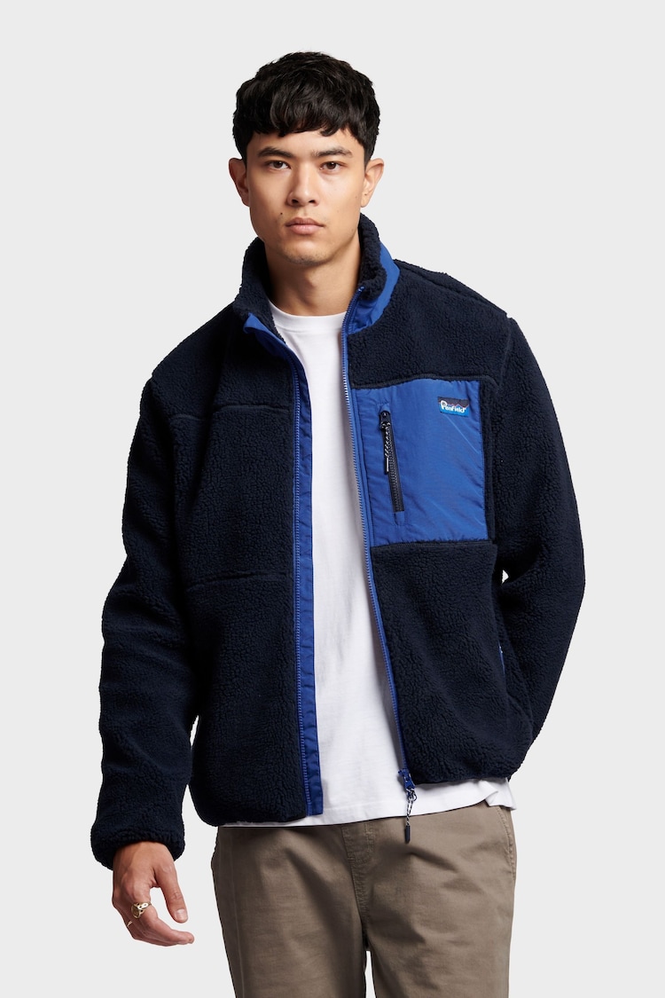 Penfield Blue Mens Mattawa Fleece Jacket - Image 1 of 9