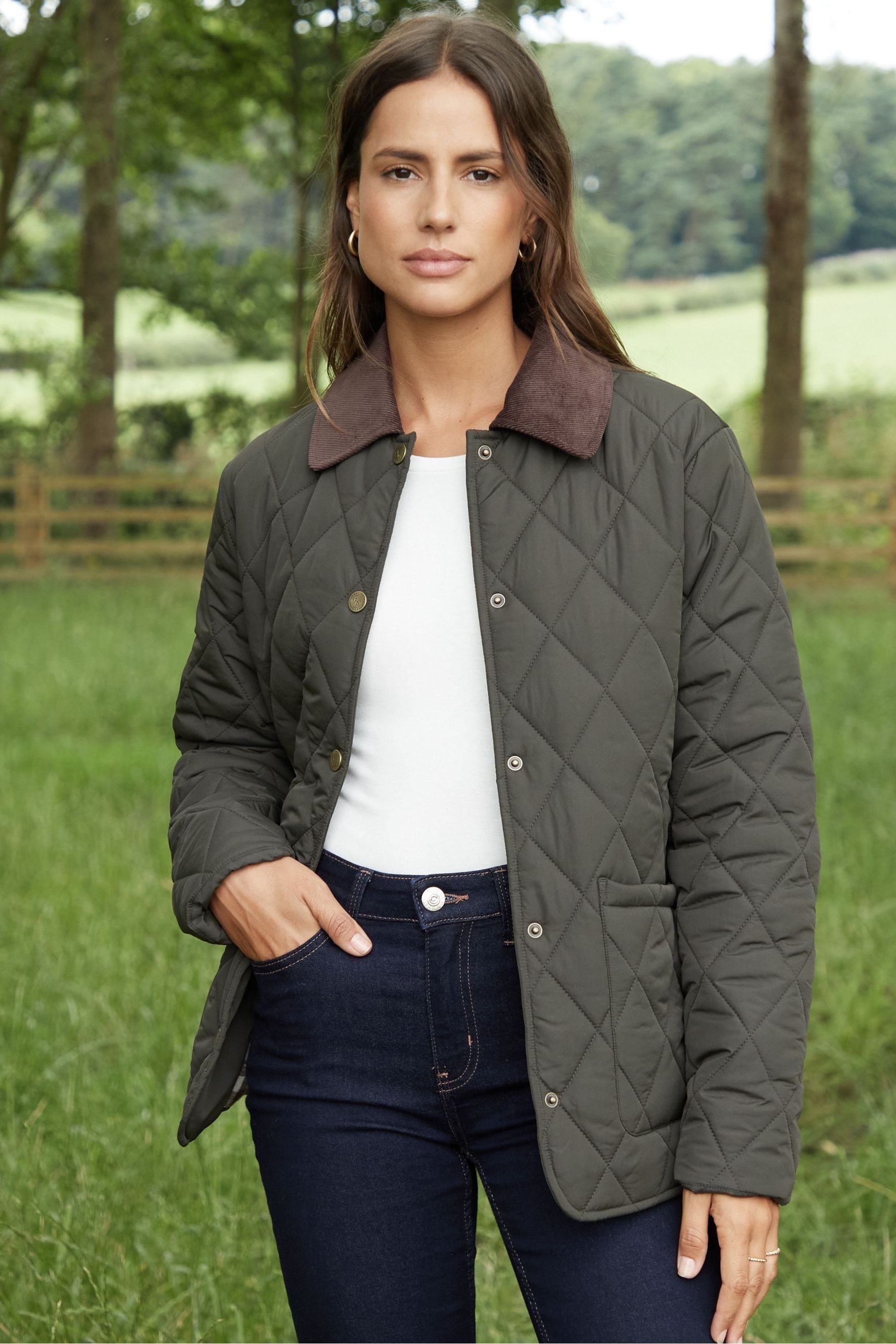 Replay diamond quilted jacket online