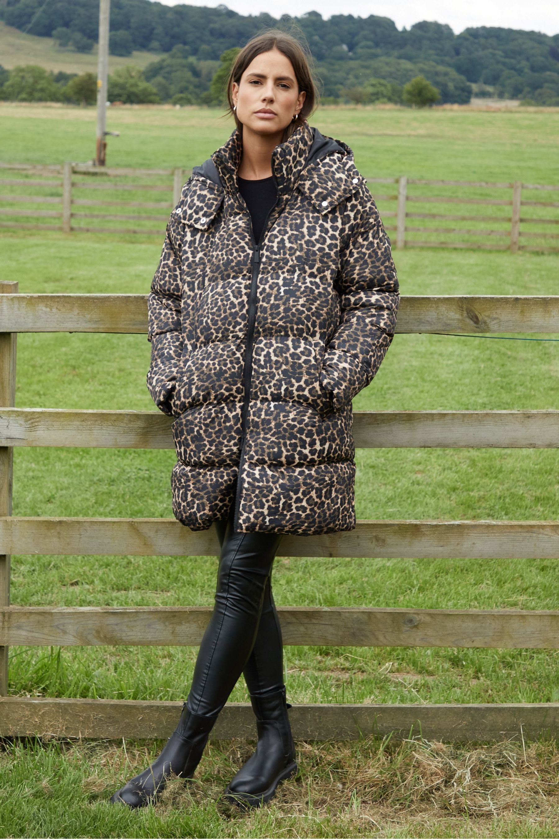 Next leopard print jacket hotsell