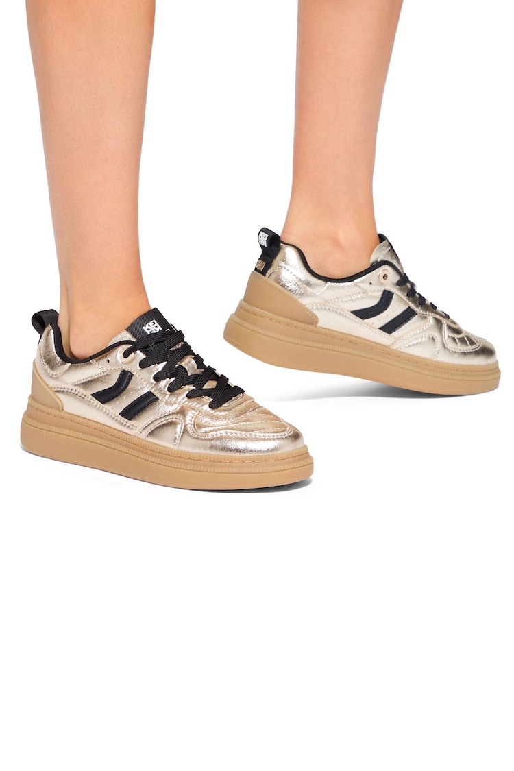 KG Kurt Geiger Gold Keen Sneakers - Image 5 of 5