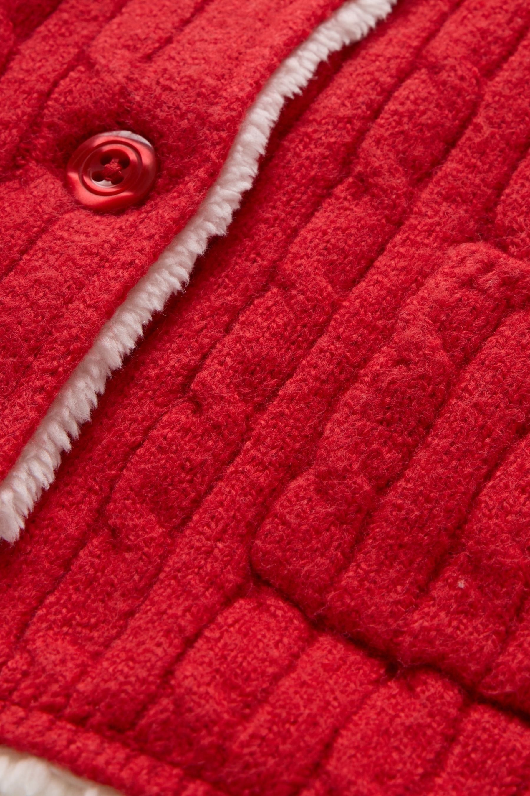 Buy Gap Red CashSoft Sherpa Lined Cardigan Newborn 24mths from Next Ireland