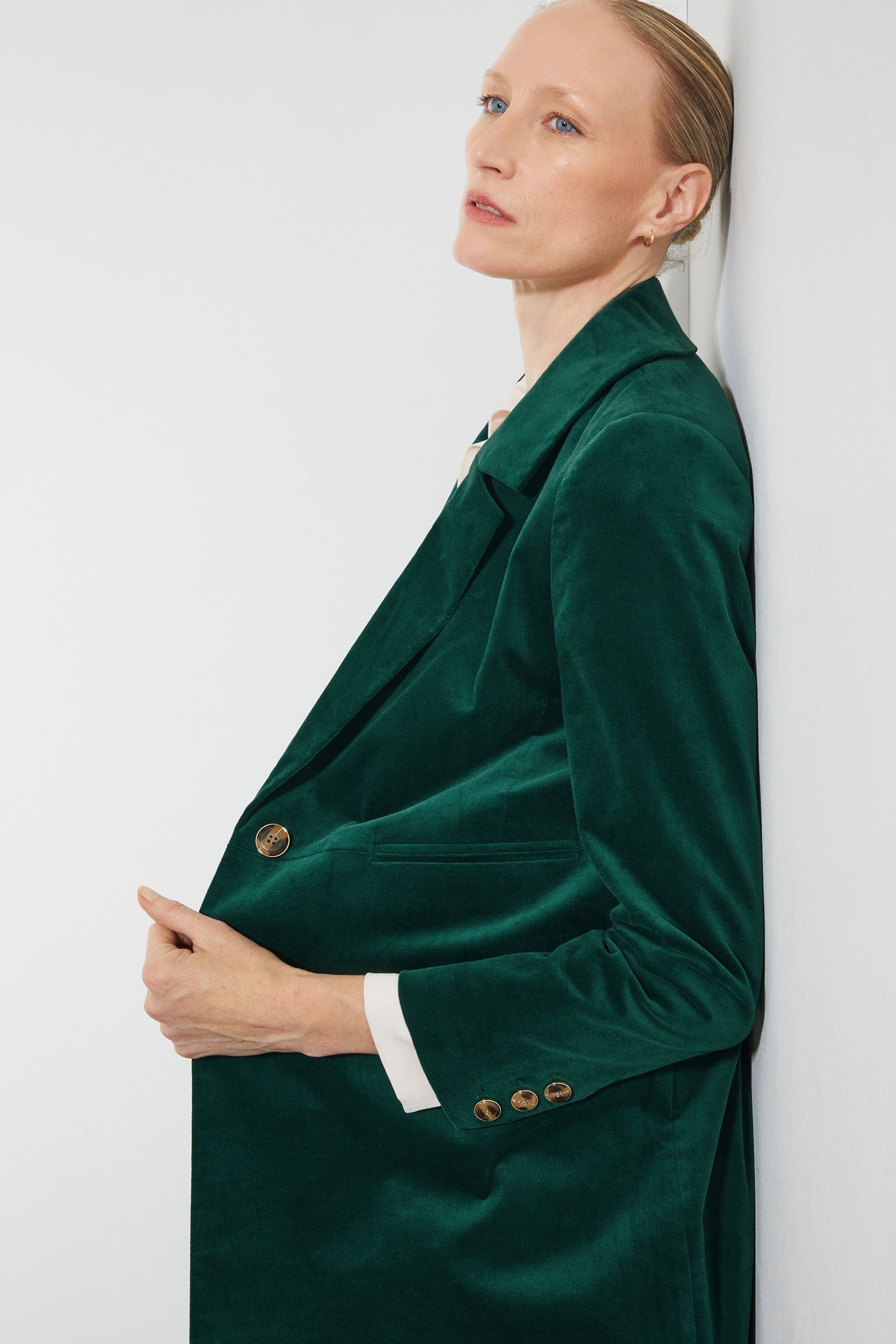 Monsoon Amalia Velvet Coat