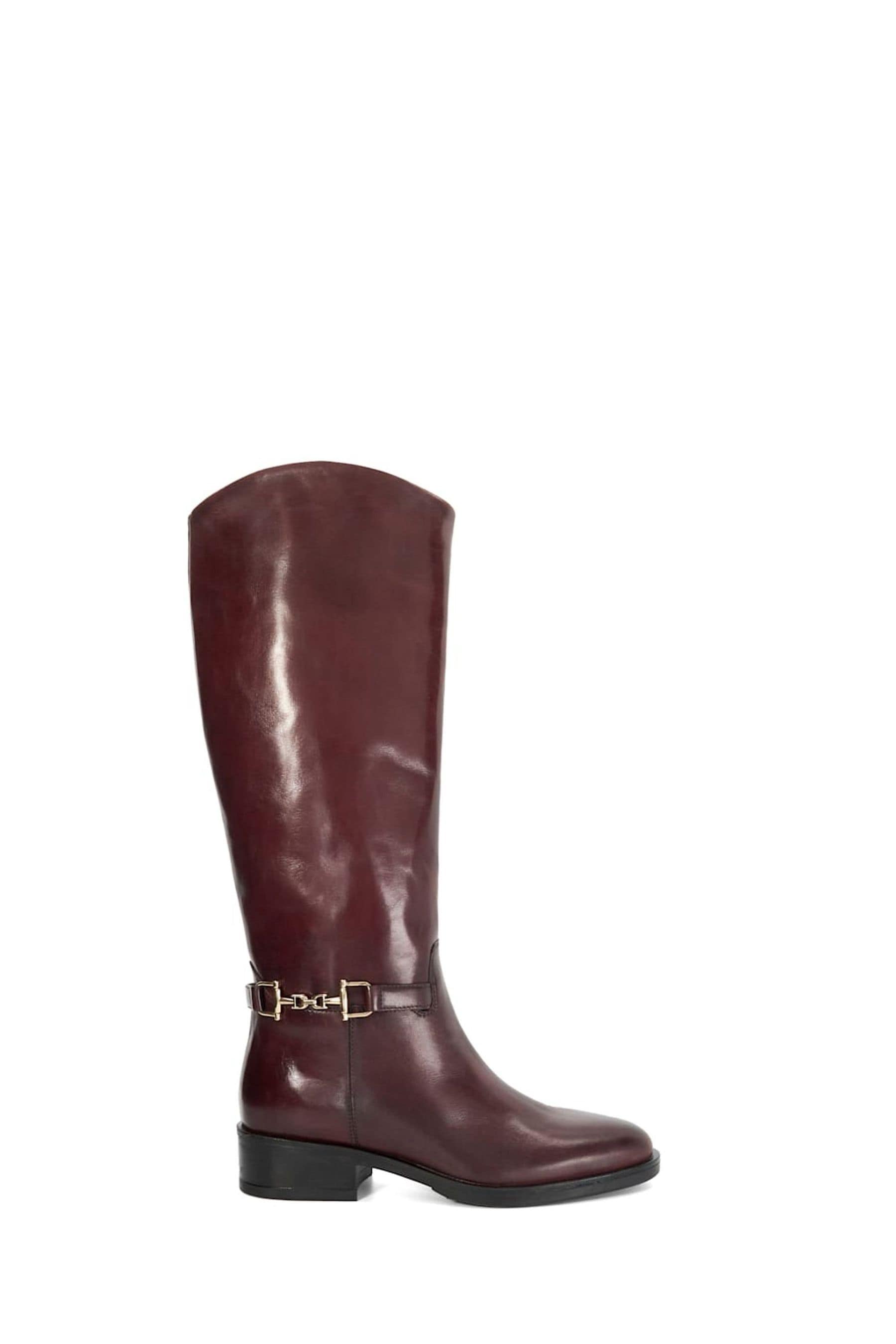 Buy Dune London Red Tucci Snaffle Rider Boots from the Next UK online shop