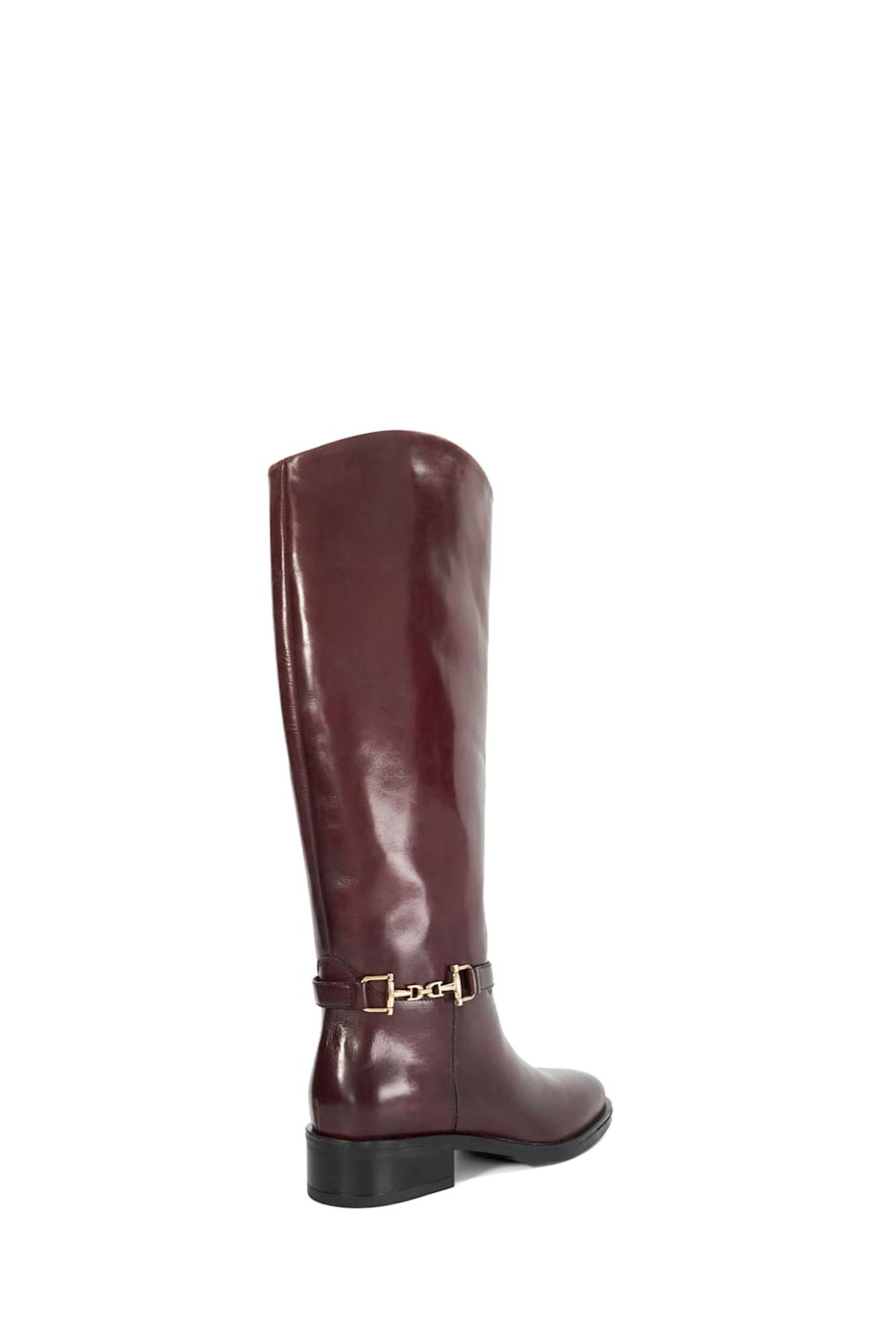 Buy Dune London Red Tucci Snaffle Rider Boots from the Next UK online shop